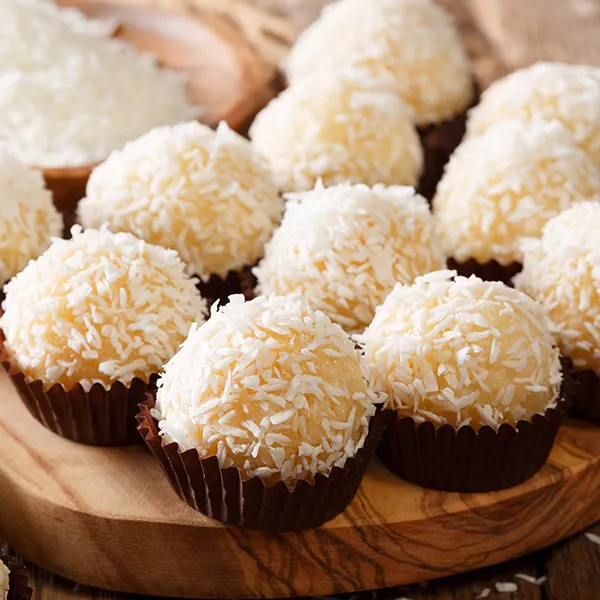 Dulce de coco y leche condensada