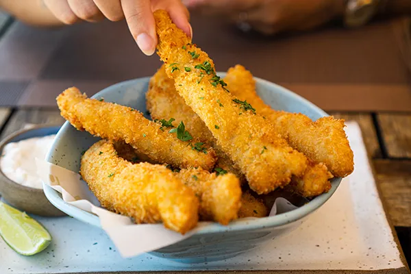 Tiras de pollo